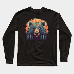 Abstract bear Long Sleeve T-Shirt